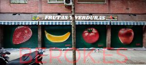 Graffiti Para Fruteria Con Frutas 300x100000